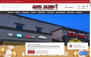 Big Red Appliance and Mattress Florence, Kentucky website