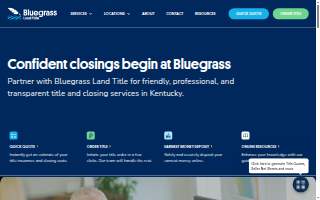 Bluegrass Land Title, LLC website