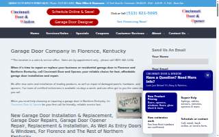 Cincinnati Door & Opener Inc of Florence website