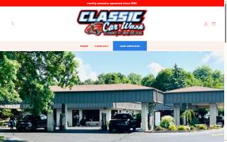 Classic Car Wash website