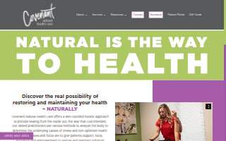 Covenant Natural Health Care website