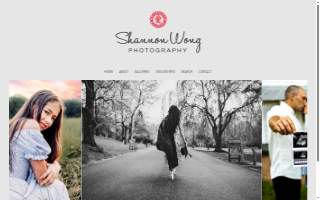 Shannon Wong Photography website
