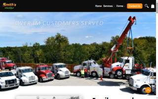 Smith's Towing website