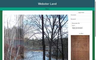 Webster Land Surveying, LLC website