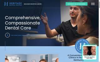 Heritage Dental Center website