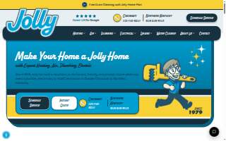 Jolly Plumbing | Drains | Heating | Air website