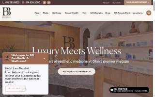 Aesthetic Health & Wellness website