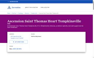 Ascension Saint Thomas Heart Tompkinsville website