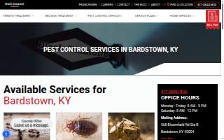 Black Diamond Pest Control of Fort Thomas website