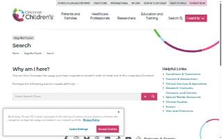 Cincinnati Children's Southgate Primary Care website