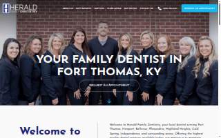 Herald Family Dentistry website