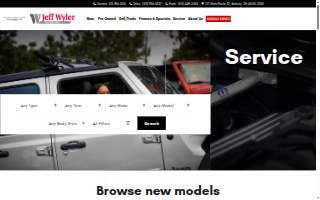 Jeff Wyler Chrysler Dodge Jeep RAM of Ft Thomas, Kentucky website