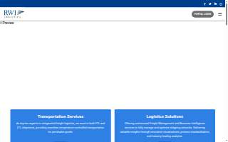 RWI Logistics LLC website