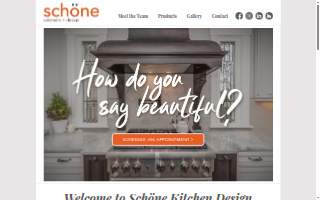 Schone Cabinetry + Design website