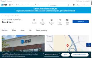 AT&T Store of Frankfort website