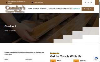 Comley's Carpet Works, Inc. website