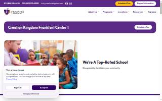 Creation Kingdom Frankfort website