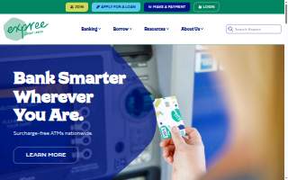 Expree Credit Union website