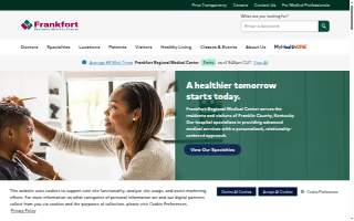 Frankfort Regional Medical Center Emergency Room website