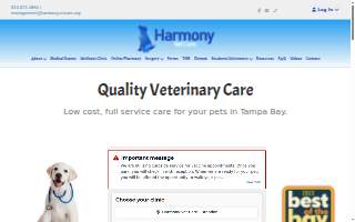 Harmony Care website