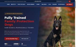 Protection dog sales website
