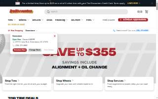 Tire Discounters of Frankfort website