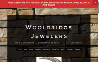 Wooldridge Jewelers website