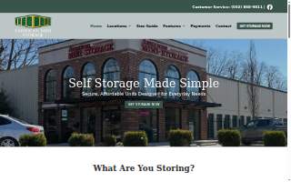 American Mini Storage website