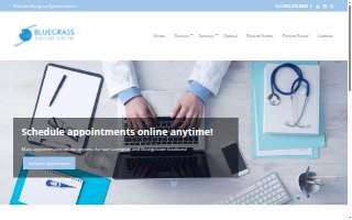 Bluegrass Eye care of Georgetown website