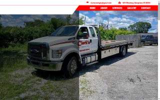 Clark's Towing and Recovery website