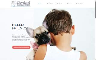 Cleveland Animal Clinic website