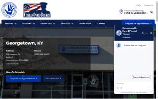 Commonwealth Hand & Physical Therapy of Georgetown website