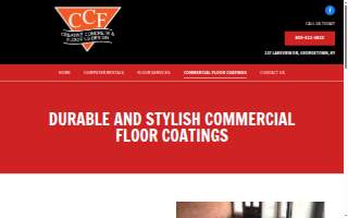 Creative Concrete & Flooring Designs website