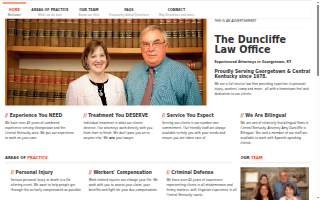 Duncliffe Law Office website