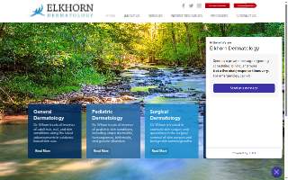 Elkhorn Dermatology website
