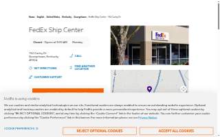 FedEx Ship Center of Georgetown website