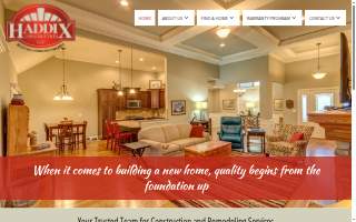 Haddix Construction, LLC website