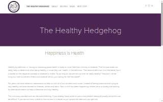 The Healthy Hedgehog website