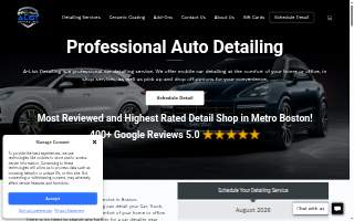 A-list Detailing website