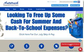 Autotruck Financial Credit Union of Glasgow website