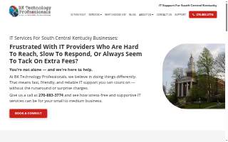 BK Technology Professionals website