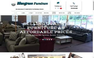 Bluegrass Furniture website