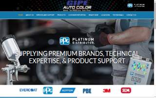 Gipe Auto Color of Glasgow website