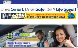 LifeSaver Driving Academy of Glasgow website