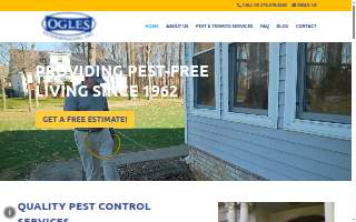 Ogles Exterminating website