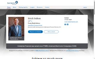 Erick Dalton - Private Wealth Advisor, Ameriprise Financial Services, LLC website