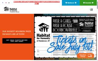 Habitat For Humanity of Henderson website