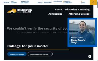 Henderson Community College website