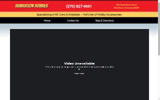 Henderson Hobbies website