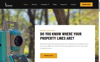Henderson Land Surveying website